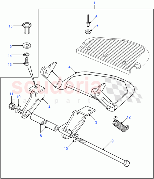 Part Diagram for Land Rover WYH100470