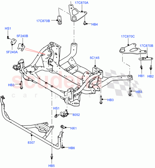 Part Diagram for Land Rover LR090603