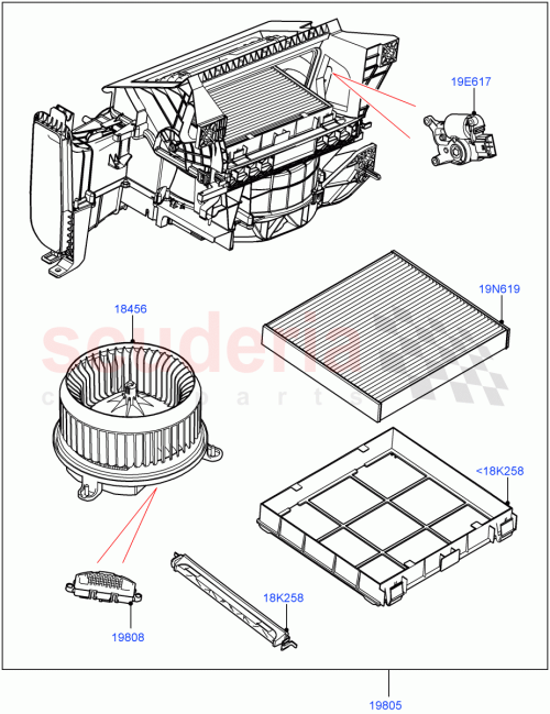 Part Diagram for Land Rover LR143125