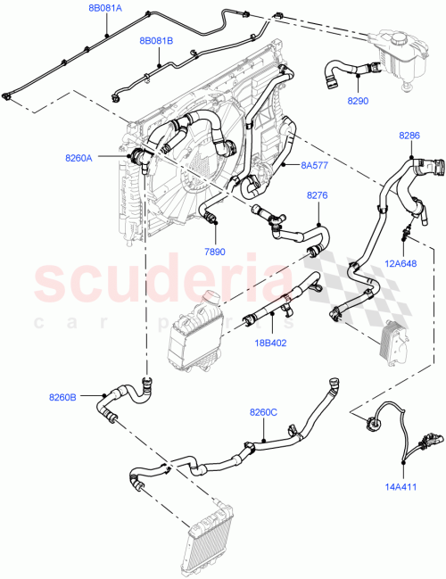 Part Diagram for Land Rover LR115225