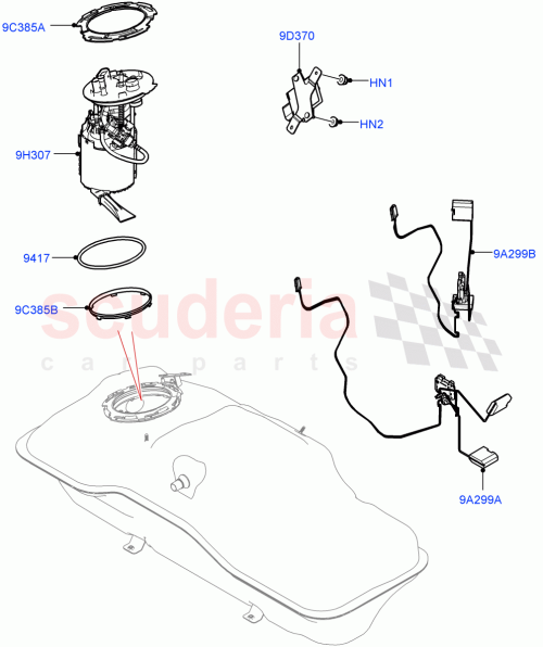 Part Diagram for Land Rover LR136582