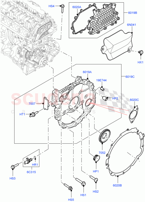 Part Diagram for Land Rover LR157791