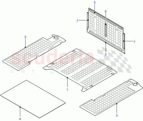 Part Diagram for Land Rover LR010323