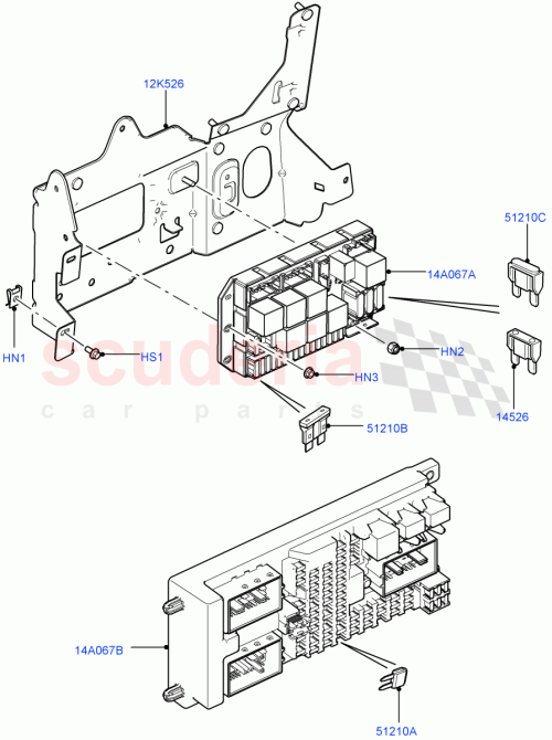Part Diagram for Land Rover LR012680