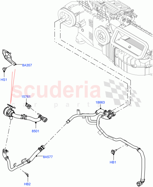 Part Diagram for Land Rover LR125227