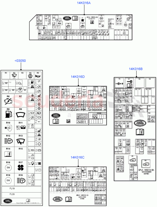 Part Diagram for Land Rover LR108515