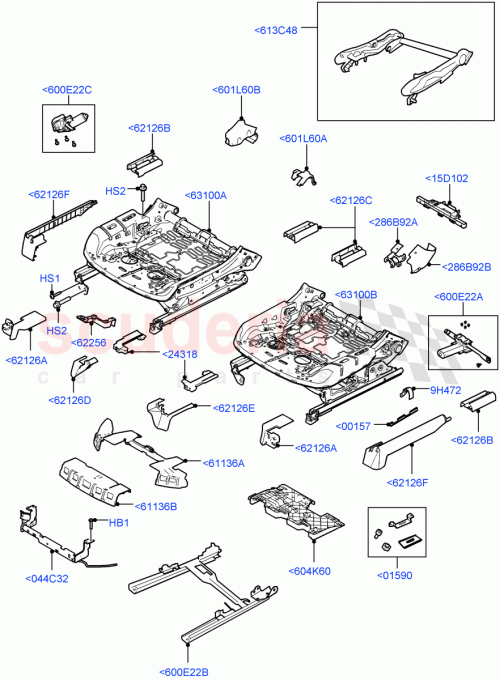 Part Diagram for Land Rover LR111325