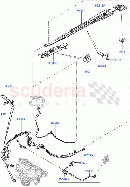 Part Diagram for Land Rover LR027884