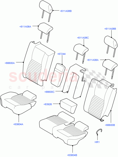 Part Diagram for Land Rover LR058899