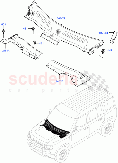 Part Diagram for Land Rover LR131687