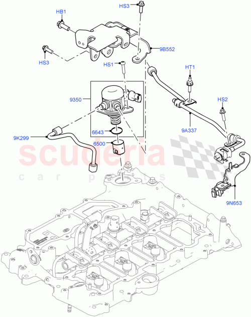 Part Diagram for Land Rover LR108591