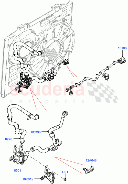 Part Diagram for Land Rover LR146541