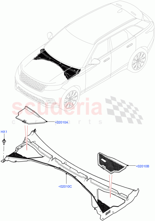 Part Diagram for Land Rover LR093092