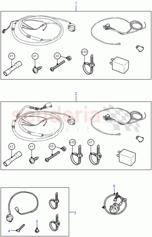 Part Diagram for Land Rover SE105401
