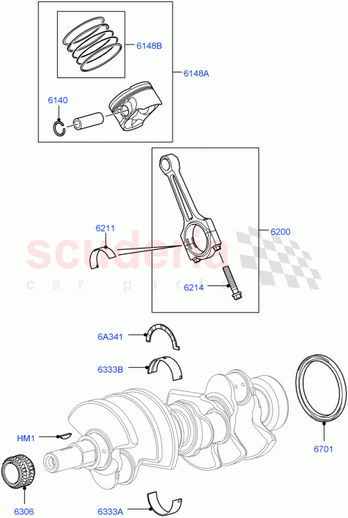 Part Diagram for Land Rover 4464732