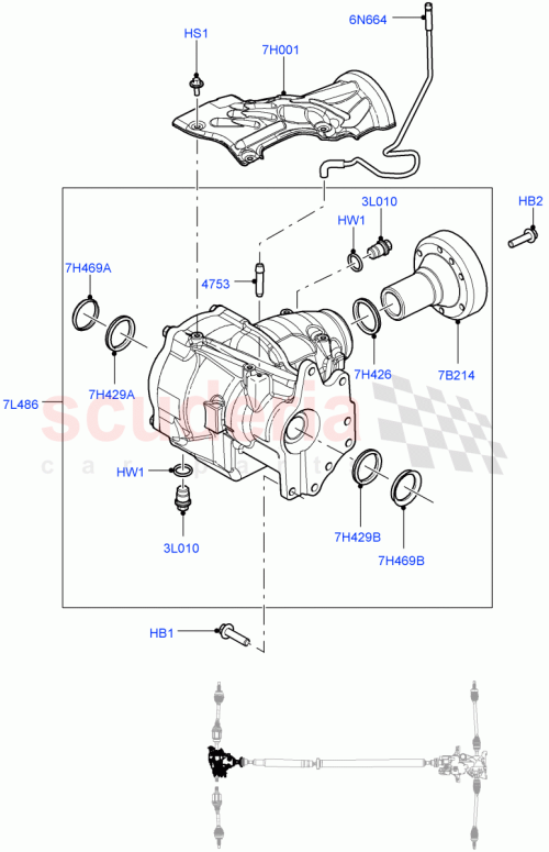 Part Diagram for Land Rover LR003153