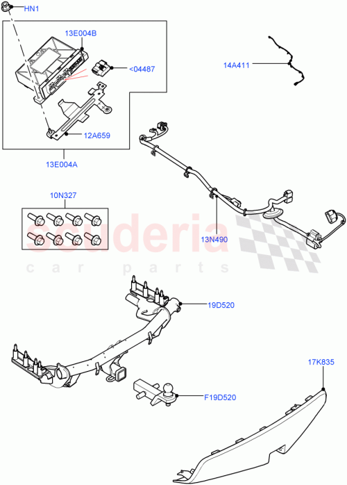 Part Diagram for Land Rover VPLCT0292