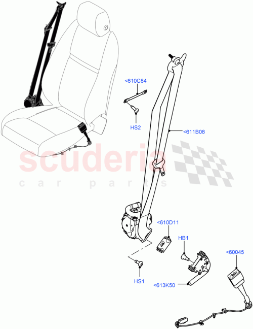 Part Diagram for Land Rover LR149780
