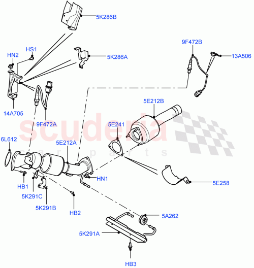 Part Diagram for Land Rover LR077874