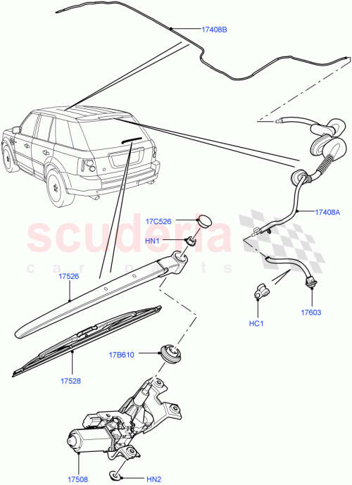 Part Diagram for Land Rover LR032197