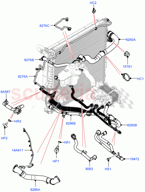 Part Diagram for Land Rover LR151678