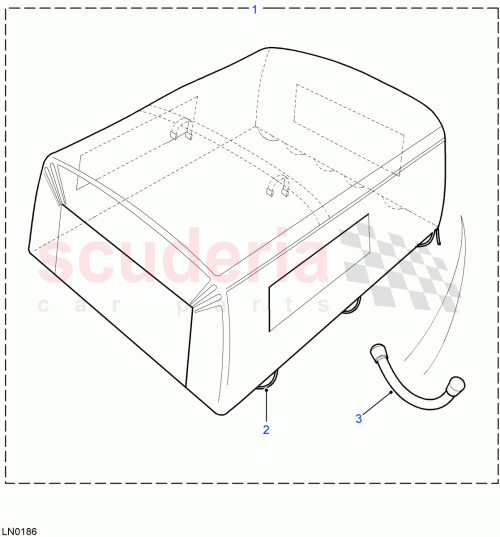 Part Diagram for Land Rover LR024851
