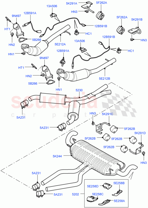 Part Diagram for Land Rover LR010955