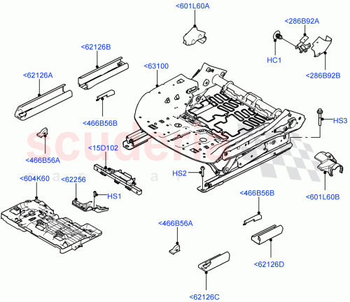 Part Diagram for Land Rover LR172444