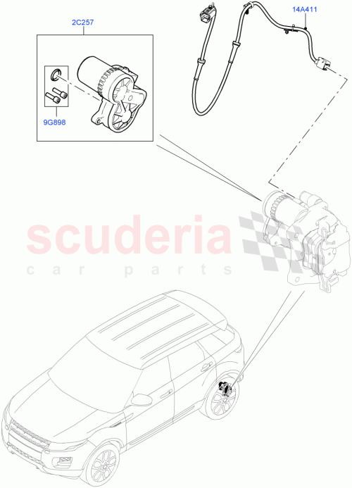 Part Diagram for Land Rover LR074060