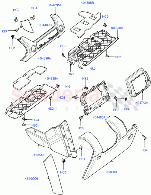 Part Diagram for Land Rover LR024054