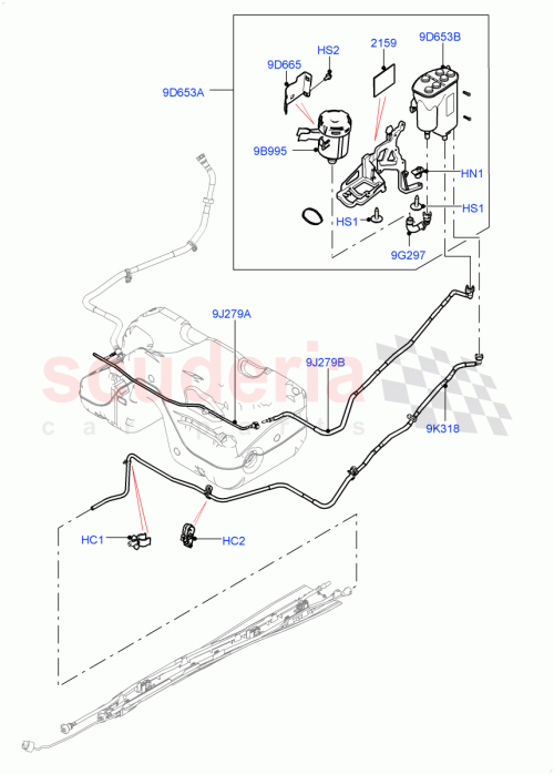Part Diagram for Land Rover FS105126