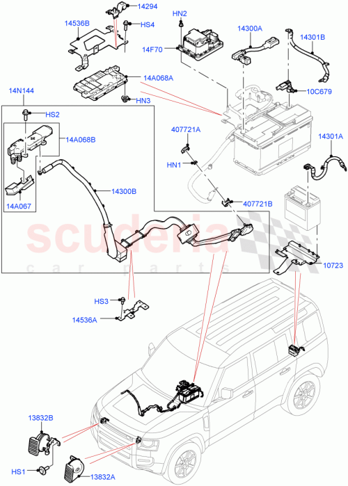 Part Diagram for Land Rover LR173040