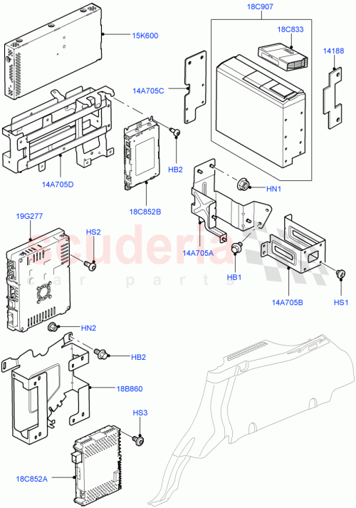 Part Diagram for Land Rover LR018676