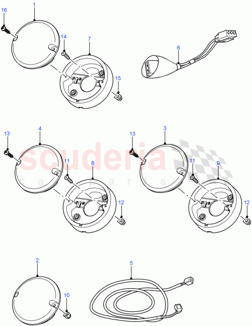 Part Diagram for Land Rover LR010368