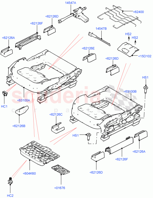 Part Diagram for Land Rover LR035598