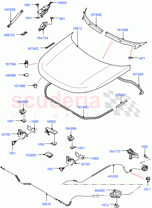 Part Diagram for Land Rover LR080205