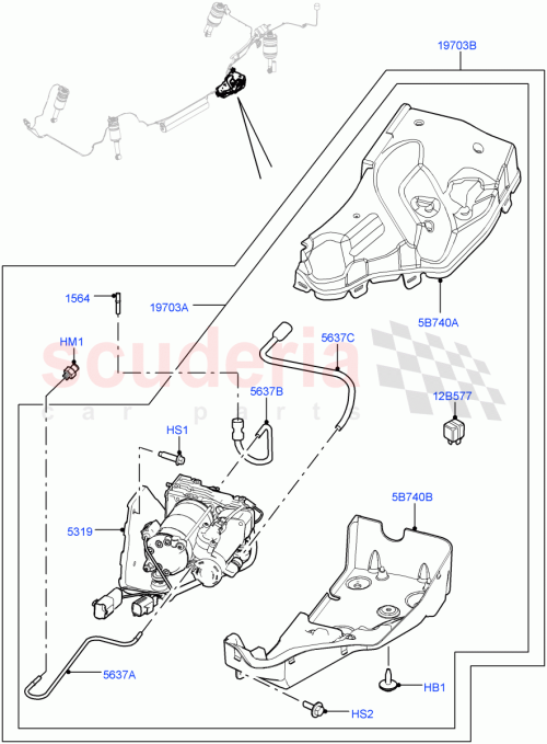 Part Diagram for Land Rover LR031952