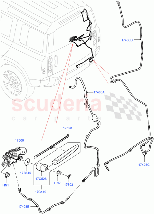 Part Diagram for Land Rover LR132143
