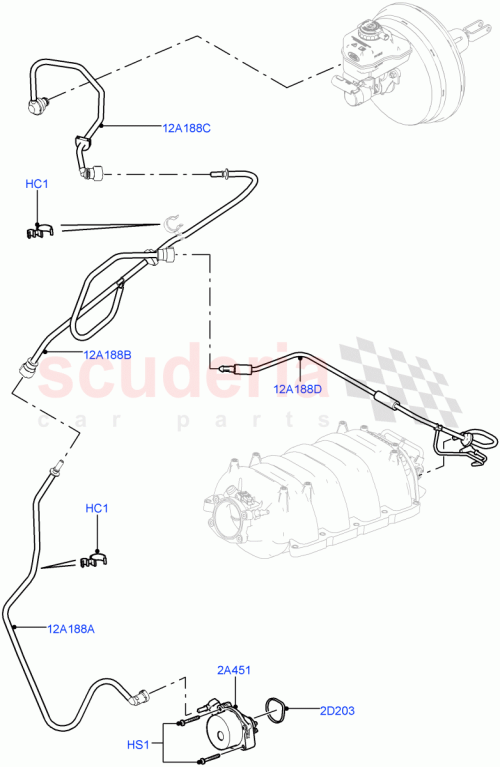 Part Diagram for Land Rover LR105295
