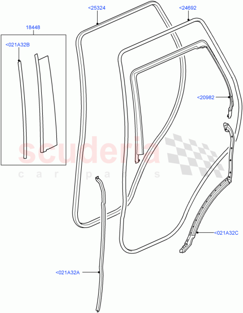 Part Diagram for Land Rover LR017022