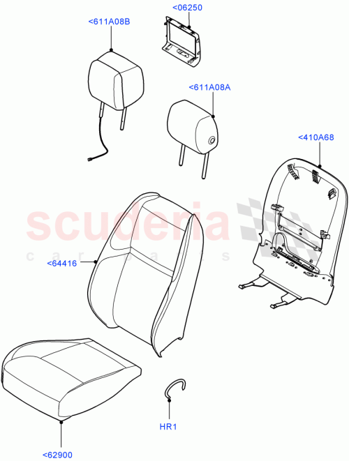 Part Diagram for Land Rover LR140017