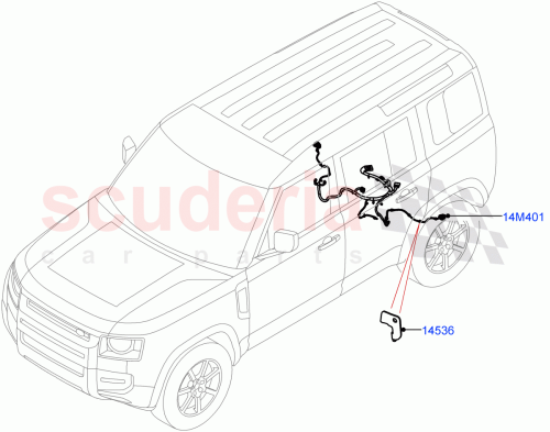 Part Diagram for Land Rover LR136007