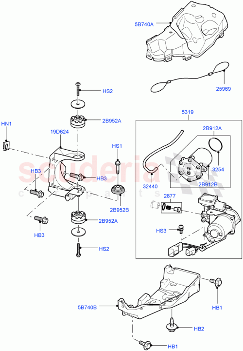 Part Diagram for Land Rover LR023964