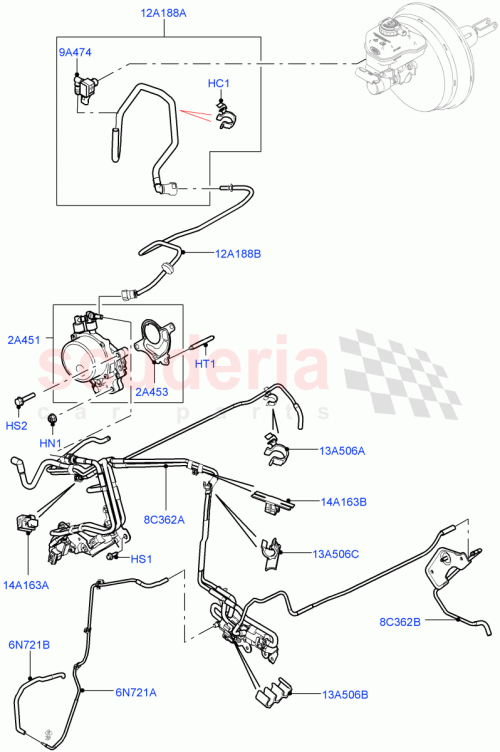Part Diagram for Land Rover LR114561