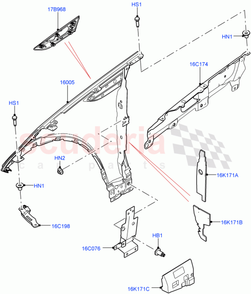 Part Diagram for Land Rover LR082864