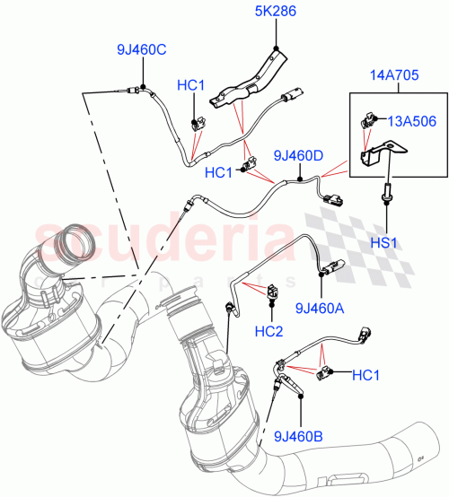 Part Diagram for Land Rover LR152202