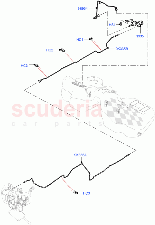Part Diagram for Land Rover LR141324