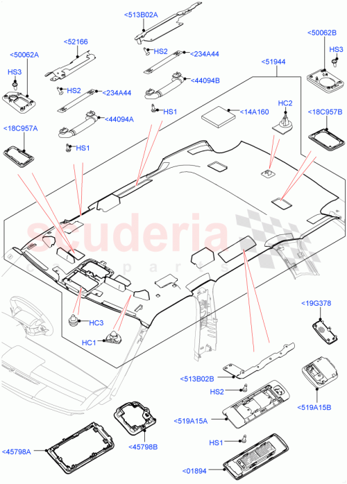 Part Diagram for Land Rover LR053785