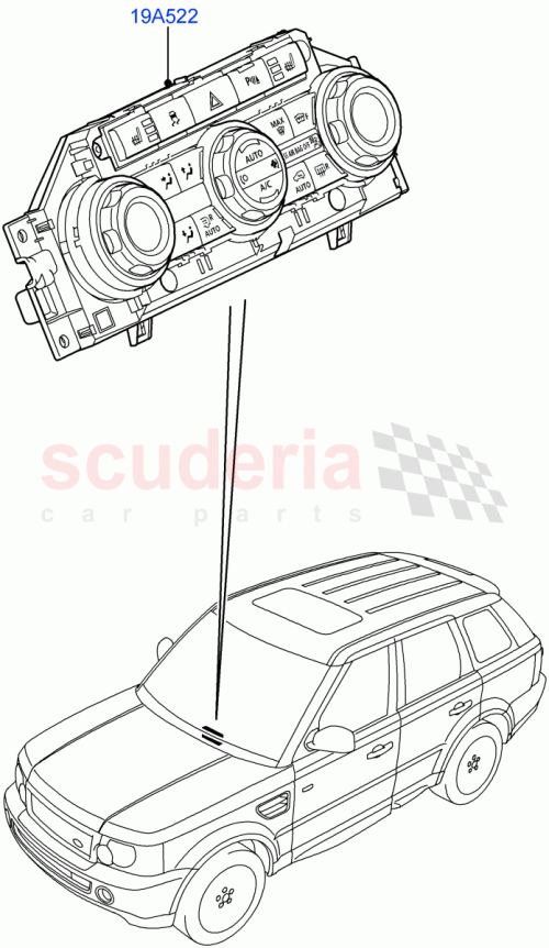 Part Diagram for Land Rover LR021237