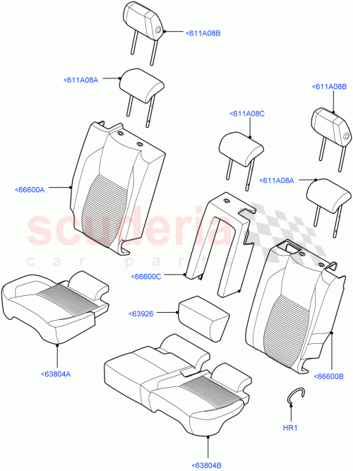 Part Diagram for Land Rover LR127804